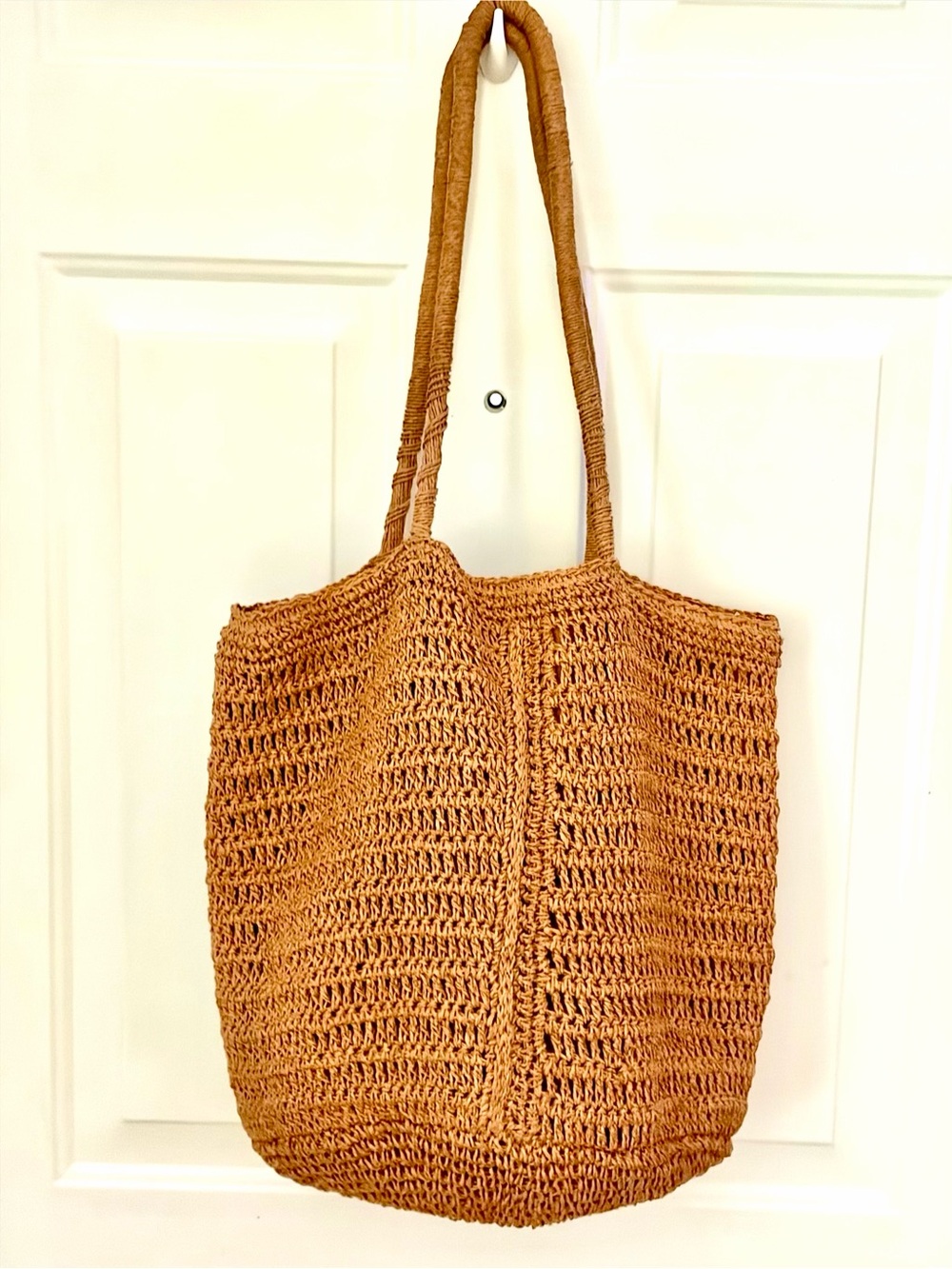 Z Supply Woven Tote Bag in Tan